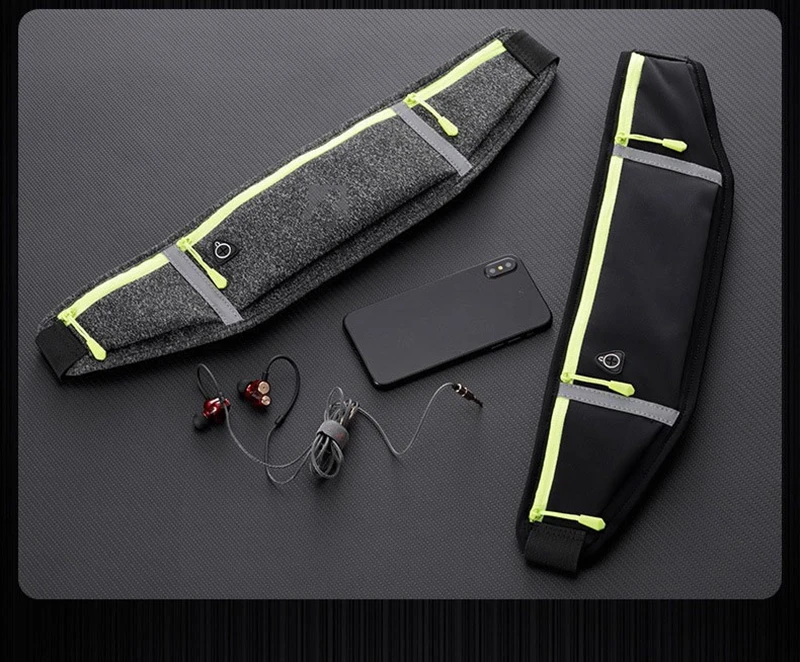 

Unisex Running Bag Sports Waist Bags Waterproof Hiking Bum Bag Sport Camping Waist Belt Fanny Pack Ultrathin For Women Men