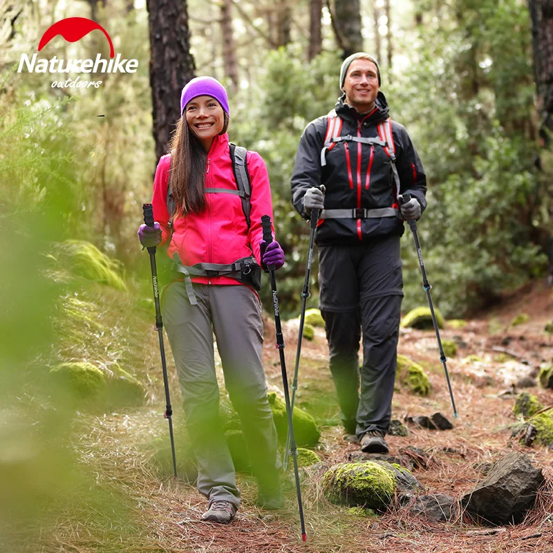 Naturehike сверхлегкие складные треккинговые палки из углеродного волокна