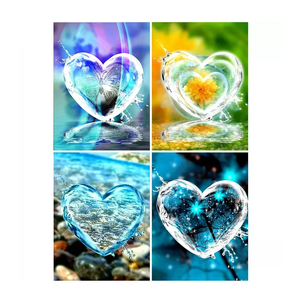 

AMY-полная квадратная алмазная живопись 5d Вышивка пейзажа Love мозаика для украшения дома распродажа ручной работы подарок