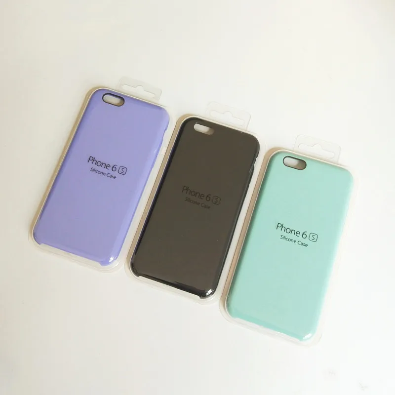 Ультра тонкий жидкий силиконовый телефон чехол для iPhone 6 6s 6plus plus шелковистая