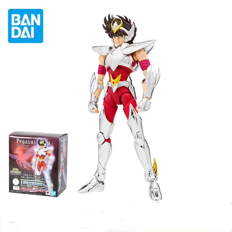 

Оригинальная фигурка Bandai 17 см миф Сен-Сейя из ткани EX Pegasus Seiya финальная бронзовая фотография в подарок