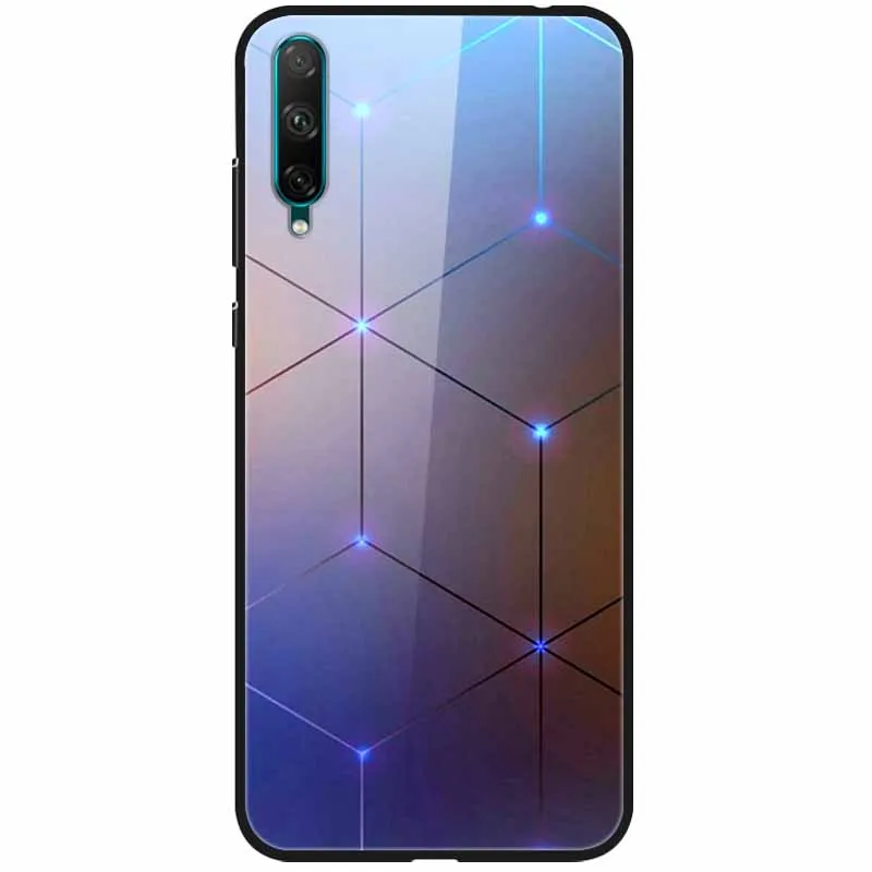 Tempered Glass Cover For Samsung A70 A50 Case Fashion Space Hard Covers For Samsung Galaxy A50S A30S A7 2018 Funda Coque Cool