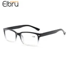 Elbru Ретро ультралегкие очки для чтения с увеличительным градиентом и цветной оправой для дальнозоркости очки для дальнозоркости диоптрии 1,0 4,0