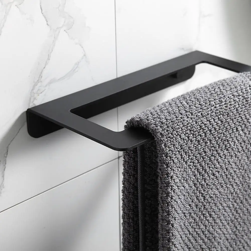 Алюминий Однослойная настенный перфорация Ванная комната Полотенца держатель