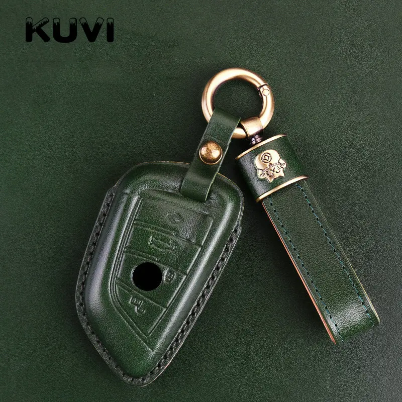 Кожаный чехол для автомобильного ключа с дистанционным управлением BMW X3 X5 X6 F30 F34