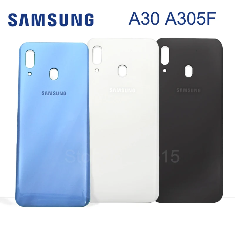 

10 шт. Запасные Запчасти для Samsung A30 батарея задняя крышка корпус двери A305