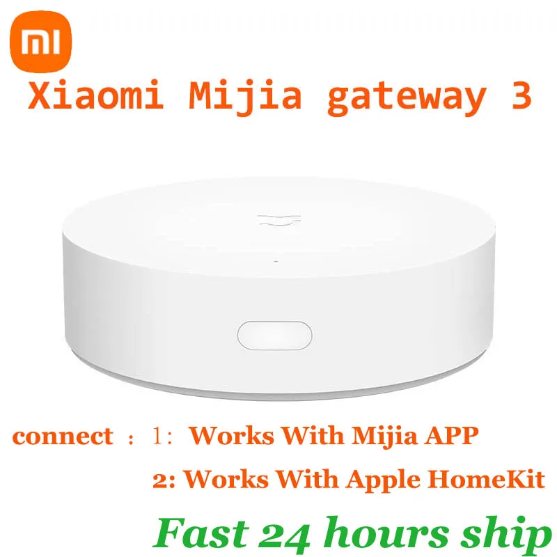 

Шлюз Xiaomi Mijia gateway 3, умный многорежимный шлюз, Zigbee, Wi-Fi, протокол Bluetooth, интеллектуальное соединение, дистанционное управление