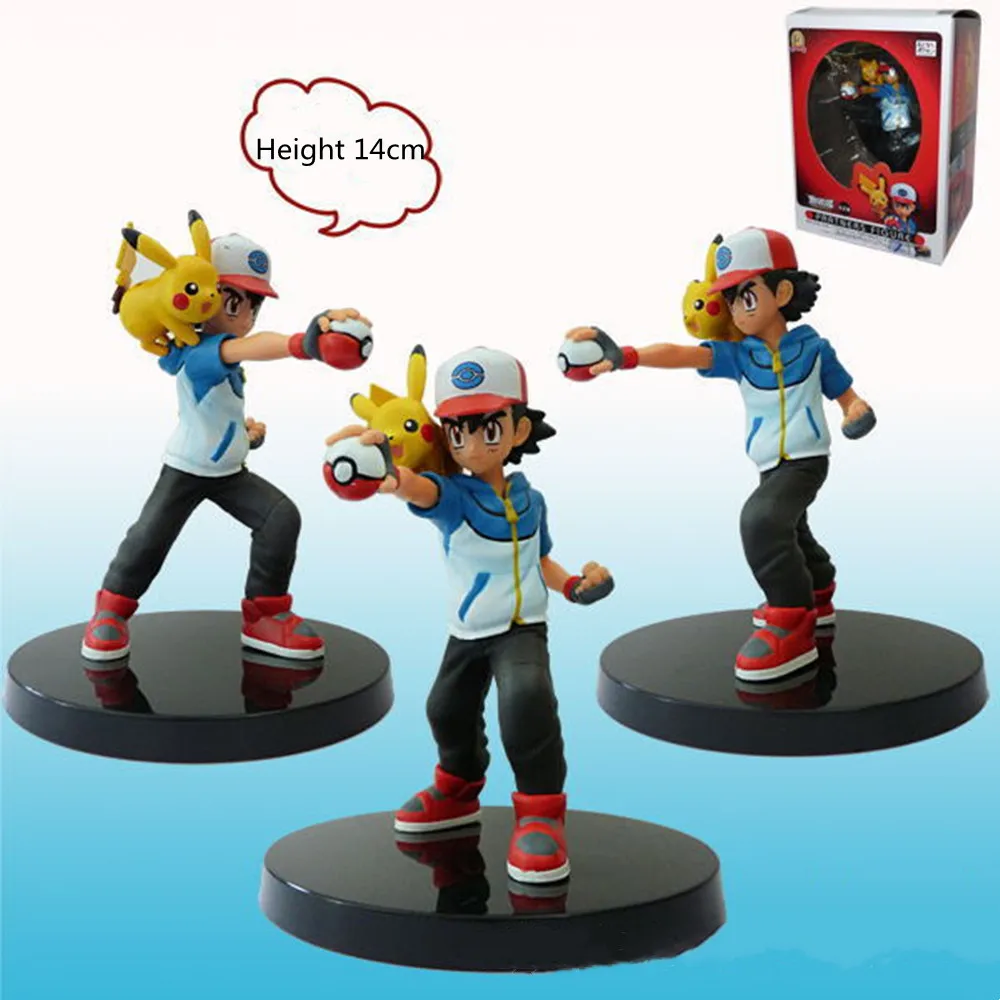 

Pokemon Pikachu Ash Katchum Garage Kit Fairy ball decoration model Limited collection toysHome decoration products Birthday gift