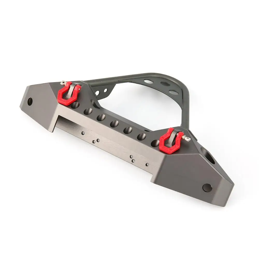

Metal Steel Front Bumper with LED Lights for Traxxas Axial SCX10 RC Off-road Crawler Car Spare Parts Accessories Component