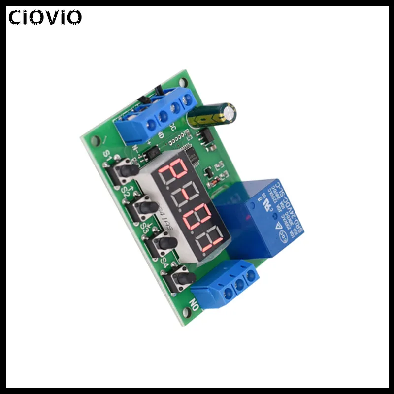 CIOVIO 2 шт. Многофункциональный модуль реле времени задержки импульсный