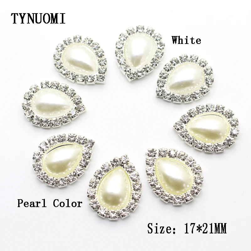Лидер продаж 10 штук в наборе lot21 * 17 мм капель Стразы с украшением виде пуговицы