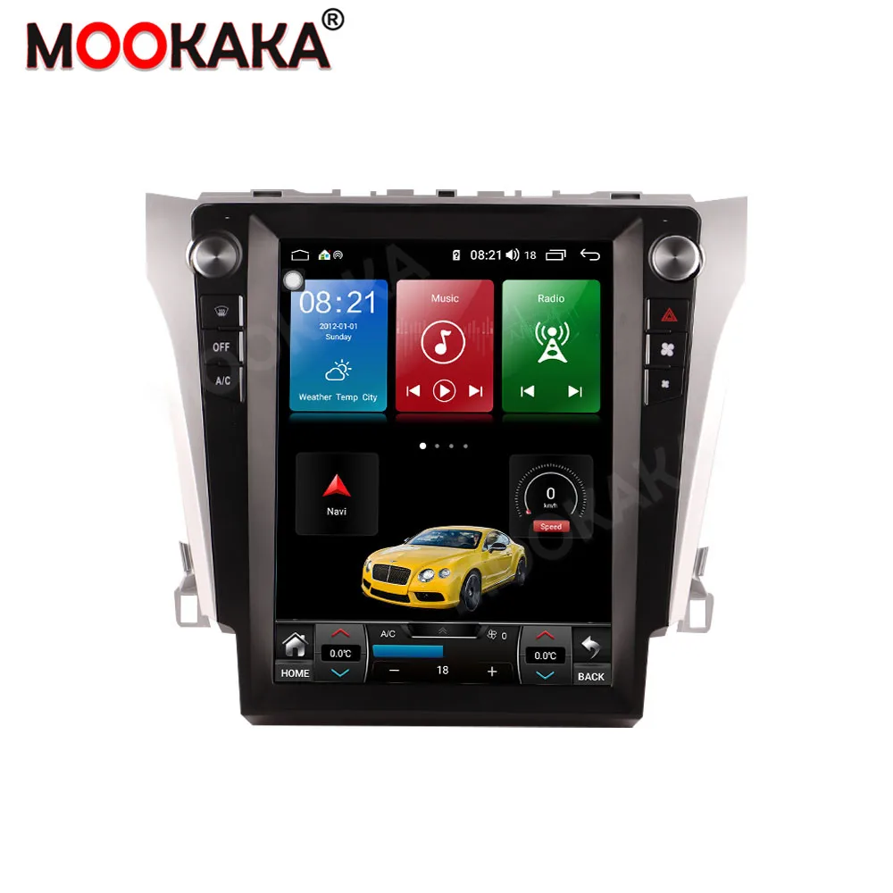 Android 11 для Toyota Camry 2012-2017 Автомагнитола стерео 2 Din мультимедийный плеер в стиле