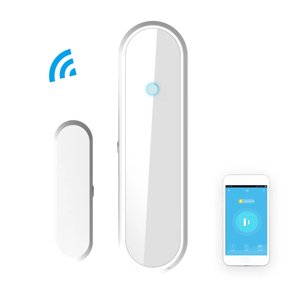Беспроводной датчик двери 2 4G WIFI SmartWindow белый и окна Tuya SmartHome для домашней