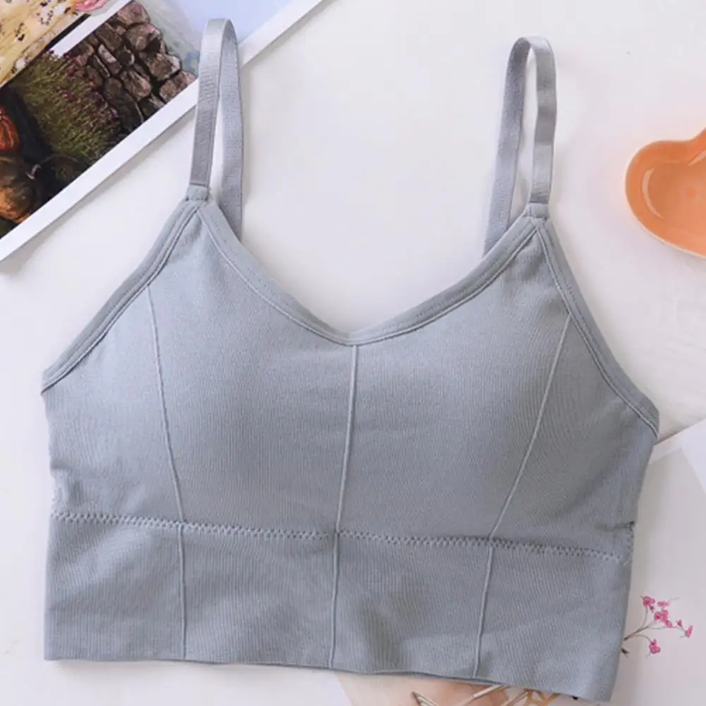 

Free Size Yoga Bra Free Sleep Bra Shockproof Padded Sports Yoga Top adjustable strap Breathable Sports Push Up Bra