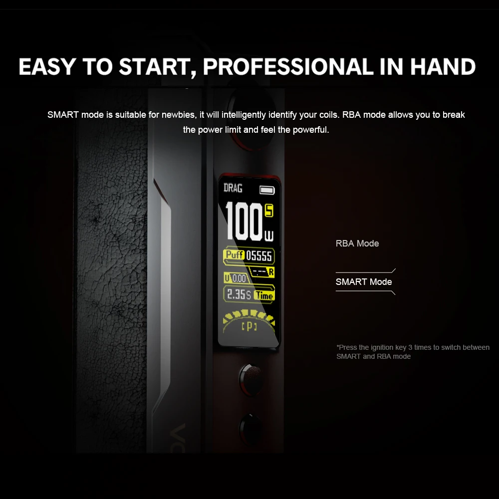 VOOPOO Drag X Plus Mod Pod Kit 100W 5 ml TPP Tank катушки No 18650/21700 батарея Vaper Mods электронная сигарета