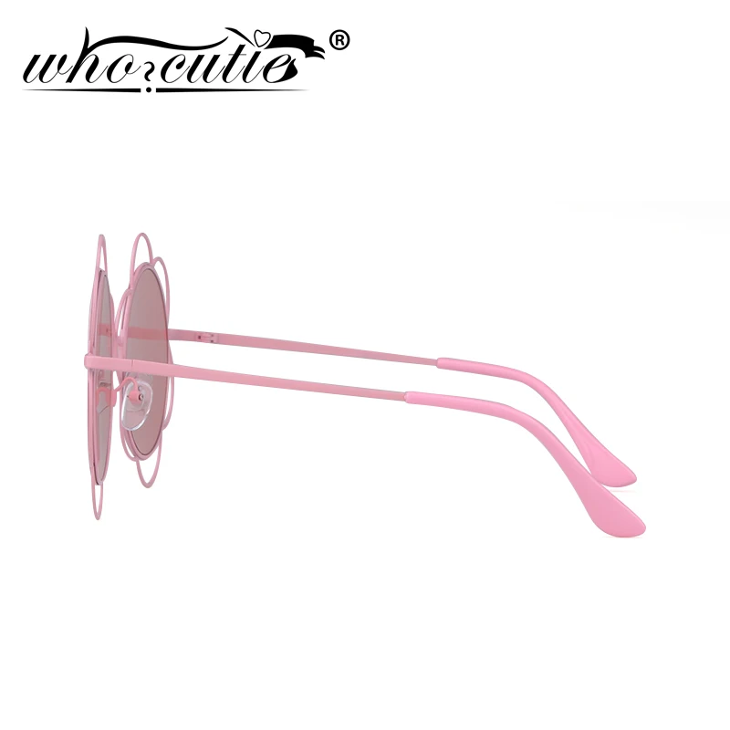 Солнцезащитные очки WHO CUTIE в металлической оправе женские роскошные брендовые