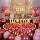 Светодиодная лампа в виде букв 0-9, 20 см