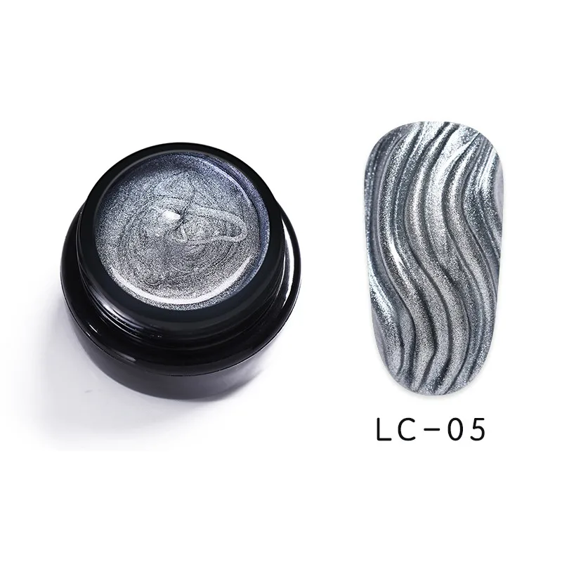 LC-05 LILYCUTE косметика парфюмерия диспенсер 5 мл металлик Цвет лак для ногтей Гель-лак живопись цветы Рисунок Лаки цвета: золотистый, серебристый Зеркальный Блеск УФ-гель маникюрный лак - Цвет: LC-05