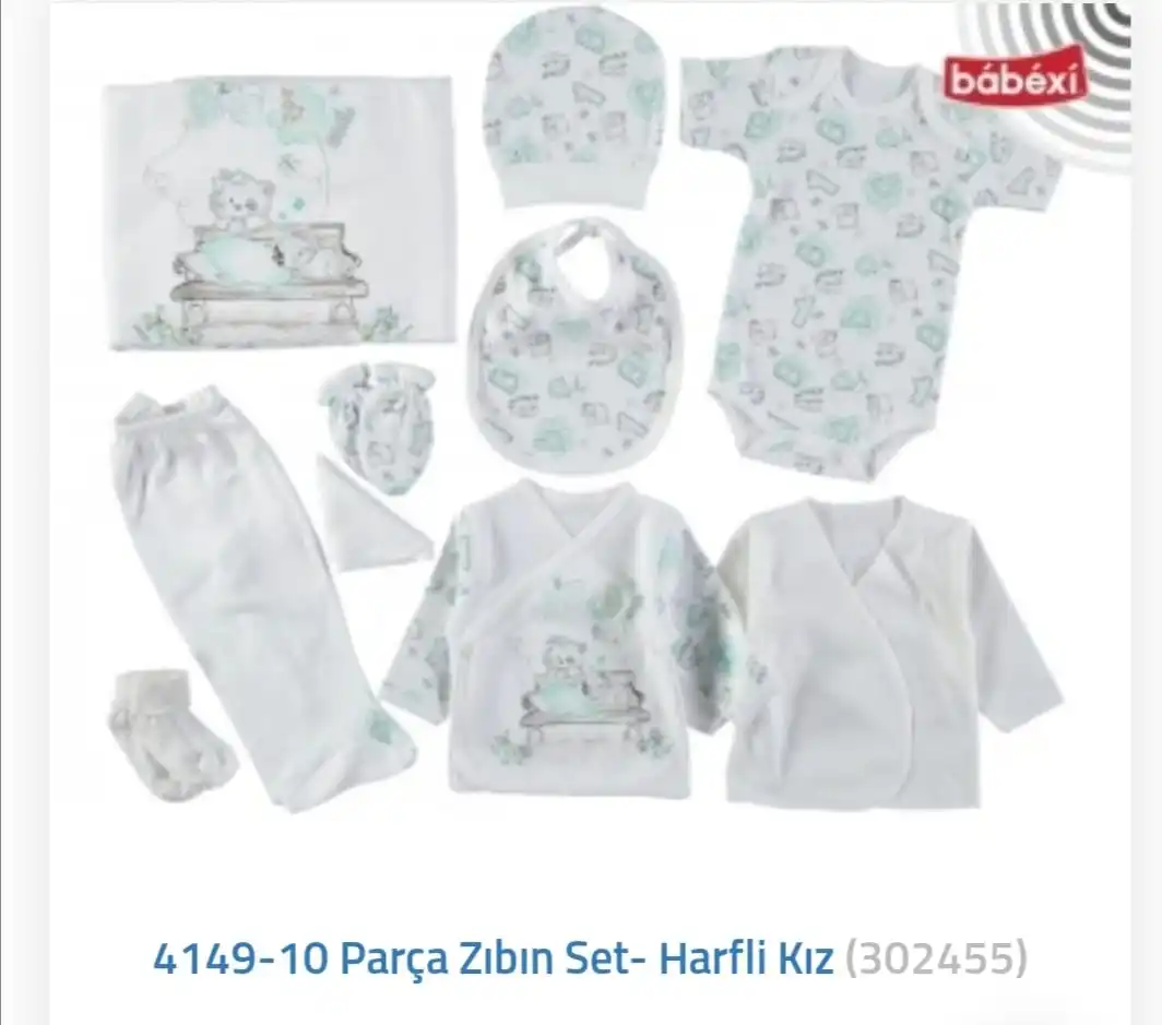 

10-piece set letter of girl