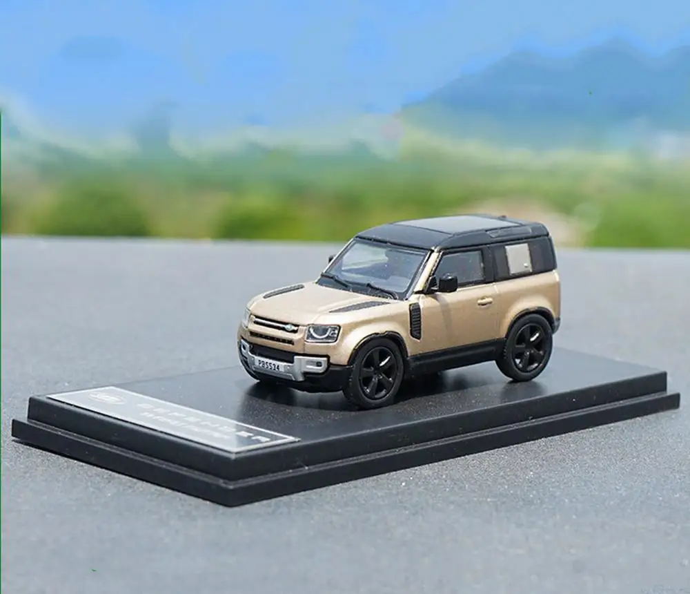 1/64 масштаб Lan * d Rover Новая защитная Коллекционная Золотая модель автомобиля