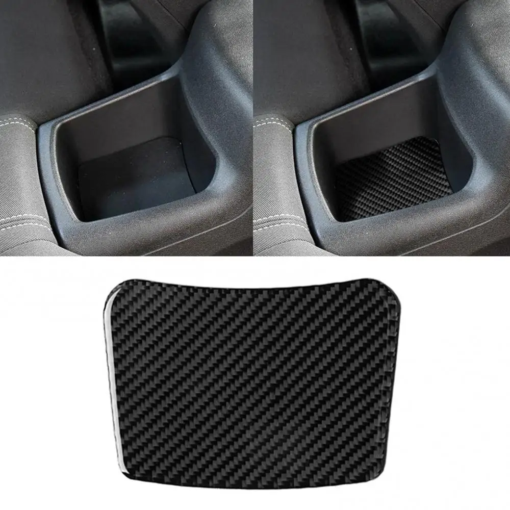 

Carbon Fiber Car Rear Storage Box Interior Trim Sticker for Chevrolet Camaro Car Accessories
