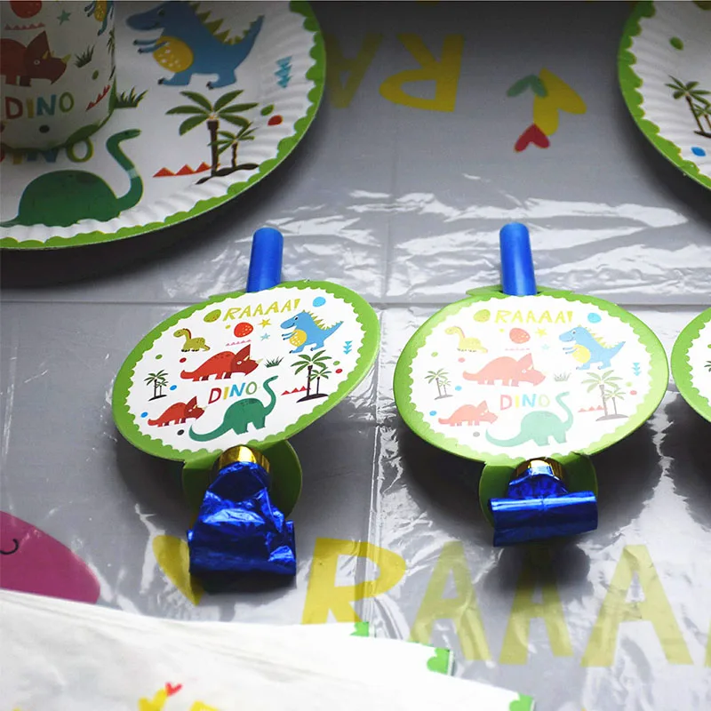 Детский Декор для вечеринки одноразовые столовые приборы детский день рождения
