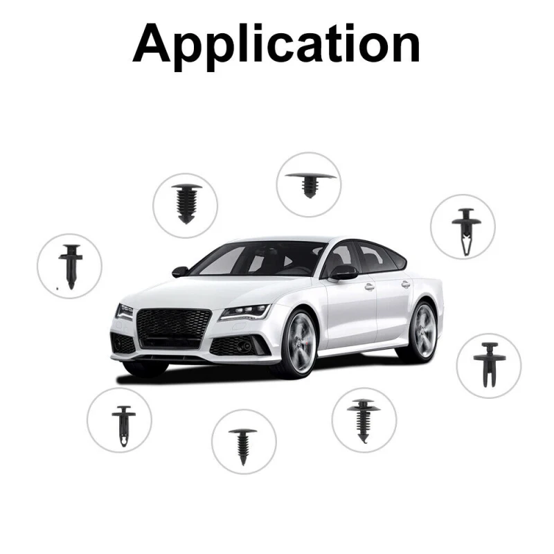 

446 Pcs/set Auto Fasteners Push Trim Clips Pin Rivet Bumper Kit Car Retainer Clips Car Repair Tool Bumper Interior Trim Kit