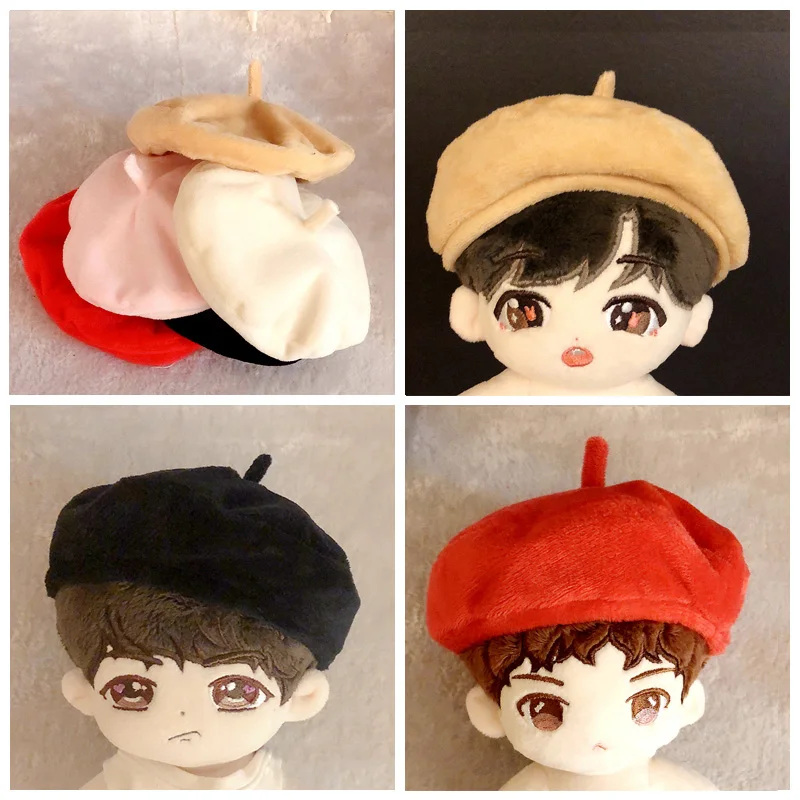 Бесплатная доставка 20 см шапка для куклы берет Корея KangDanie Jungkook плюшевые детские
