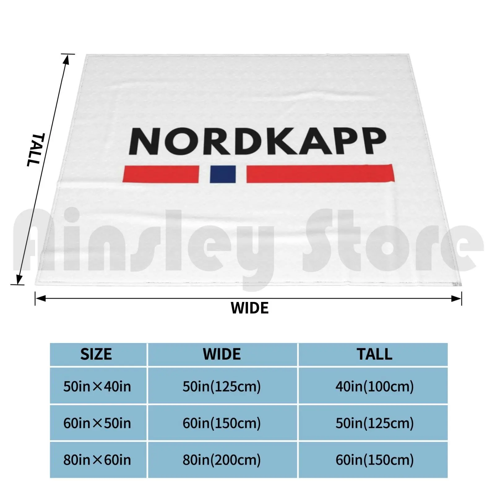 Одеяло Nordkapp для Норвегии 3187 Северный Кейп норккап кейс