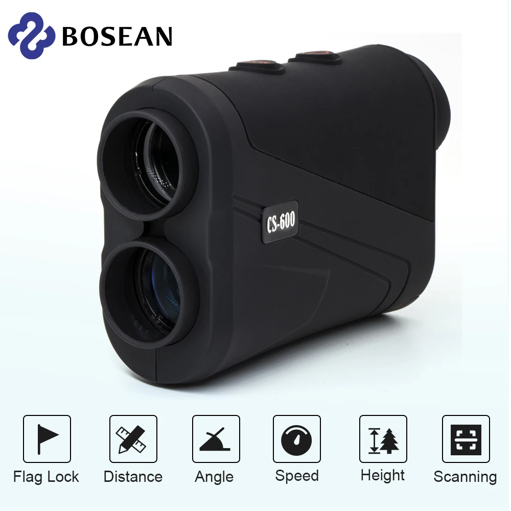 Лазерный дальномер Bosean Golf с блокировкой флага измеритель расстояния скорость