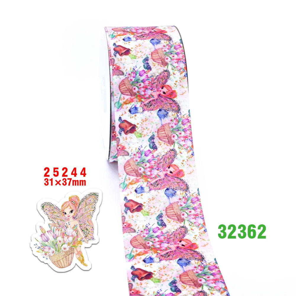 Бесплатная доставка 50 ярдов мультяшная печатная корсажная лента 32240 | Дом и сад