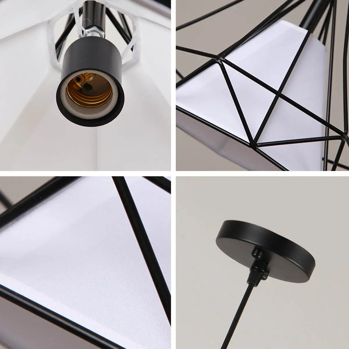 

Retro Industrial Pendant lights Lampshade Pendant Lamp Light Fixtures Hanging Dinning Room Lights Vintage Lampshade Loft Edison