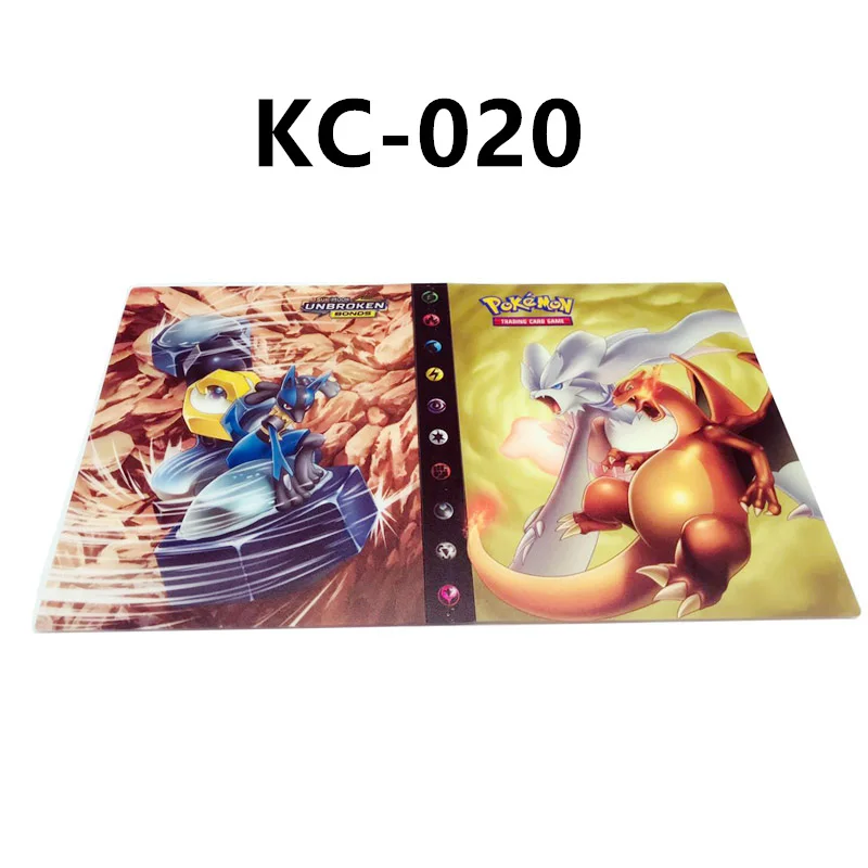 KC-020 24 стиля Pokemon Cards альбом книга мультфильм аниме Карманный Монстр Пикачу 240 шт держатель альбомная игрушка для детей подарок - Цвет: KC-020