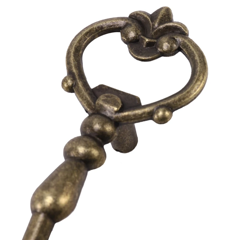 antique zinc alloy bronze knobs pulls handles antique key shape decorative kitchen cabinet wardrobe cupboard furniture door dr free global shipping