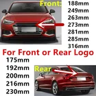 Четыре кольца с логотипом значок на переднюю решетку автомобиля Задняя Крышка багажника эмблема наклейки для A1 A3 A4 A5 A6 A7 S3 S4 S5 S6 RS3 RS4 RS5 RS6 Q3 Q5 Q7