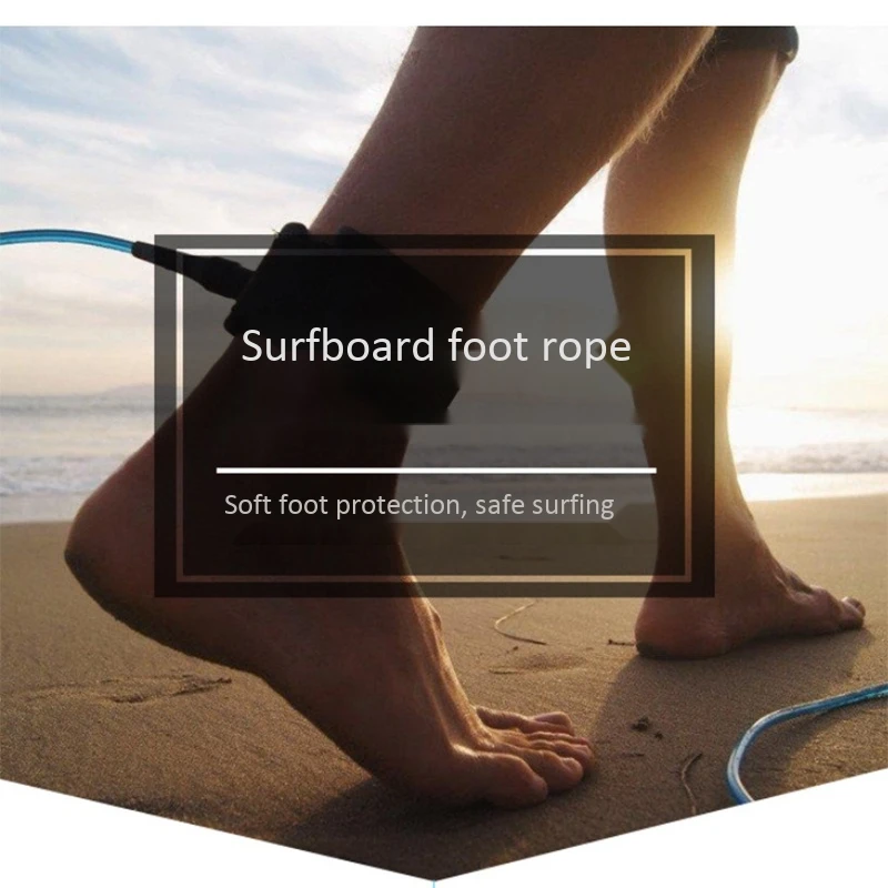 Surfboard Leash Foot Rope Safety TPU Nylon Stainless Steel Surf | Спорт и развлечения