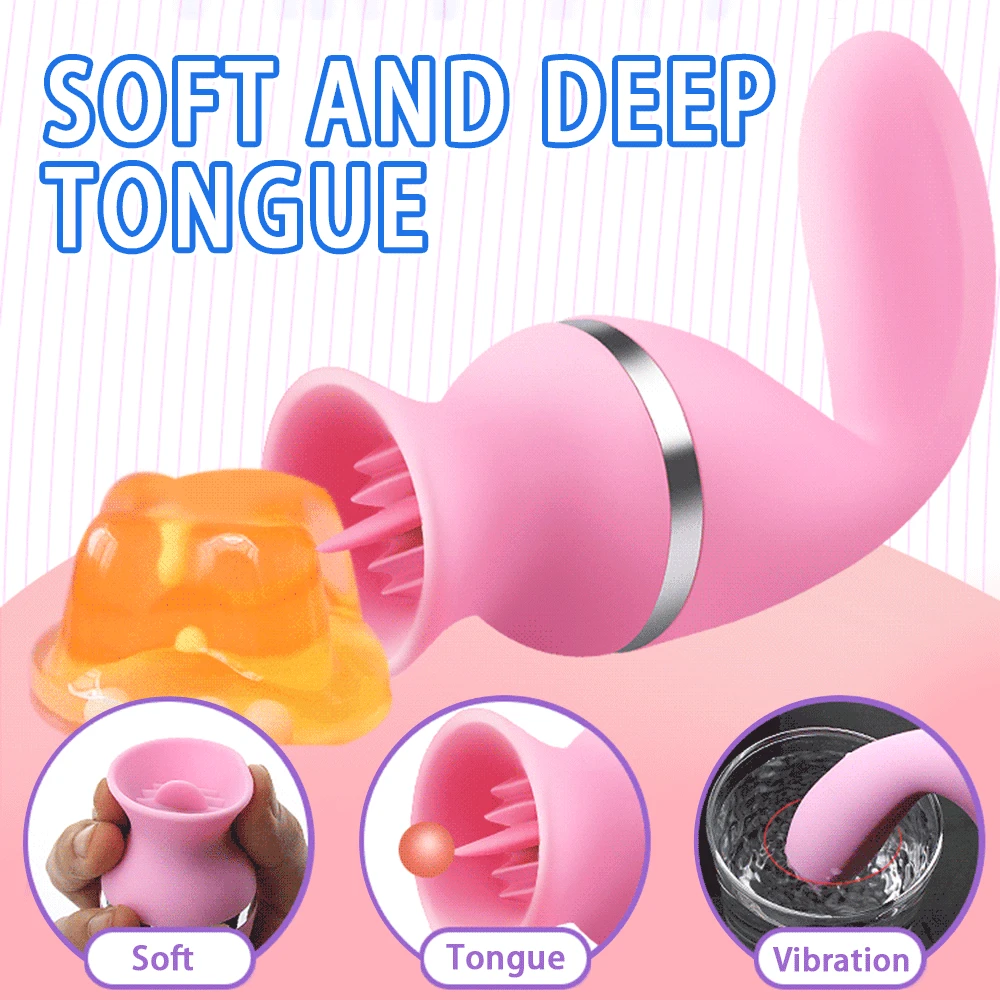 Оральный язык сосать вибратор клитор Вагина соска стимуляция точки G Анальный