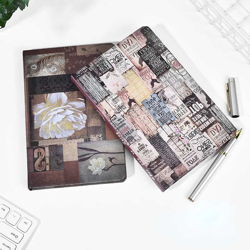 

Retro Color Inner Page Hand Ledger Creative Notebook A5 Notepad School Stationery