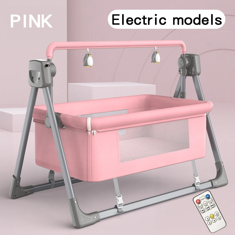 

Baby Crib Cradle Newborn Movable Portable Nest Crib Baby Travel Bed Game Bed with Mosquito Net Sleeping Bed Fast Shipment