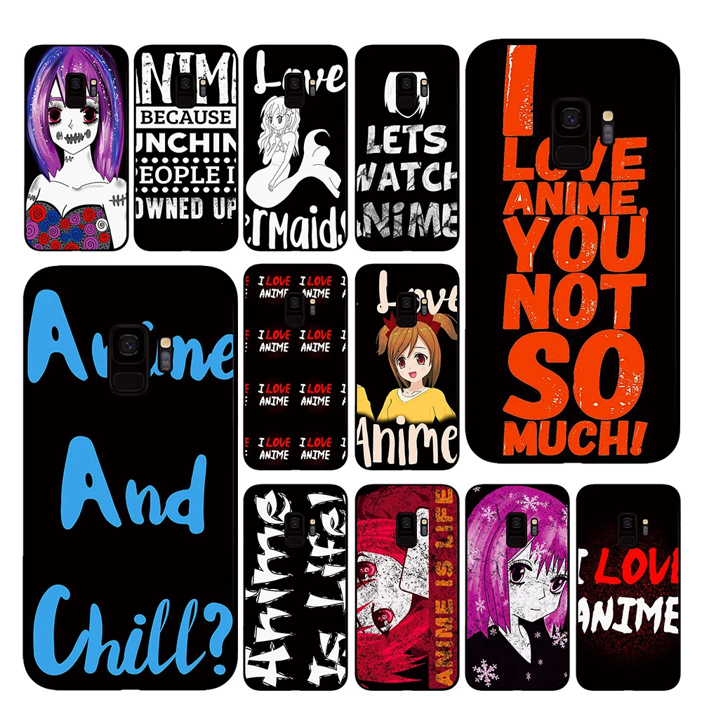 Чехол с аниме I Love для Samsung Galaxy A10 A20 A30 A40 A50 A60 A70 A80 A11 A21 A41 A51 A71|Чехлы-накладки| |