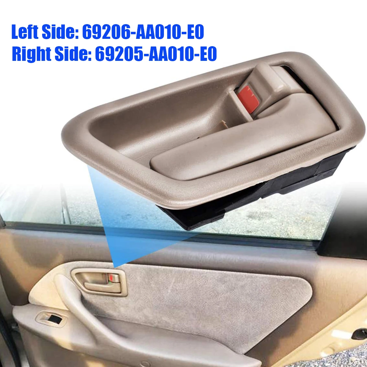 69206AA010E0 69205AA010E0 левая и правая внутренняя дверная ручка для Toyota Camry 1997 1998 1999 2000 2001