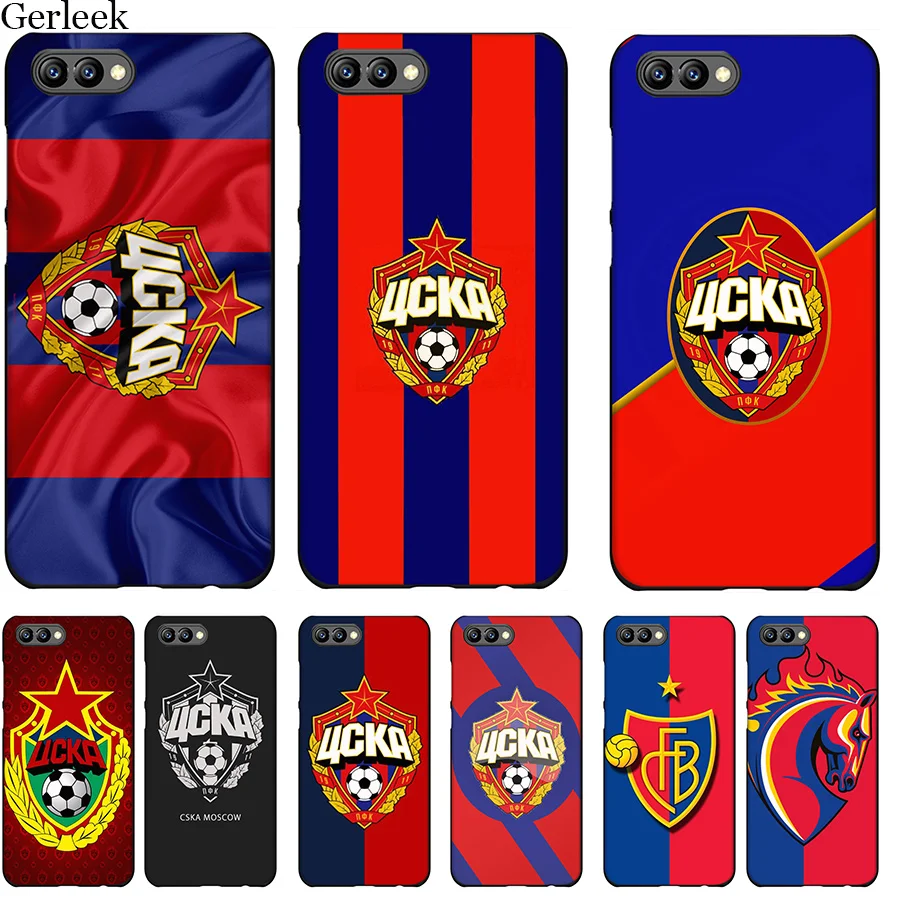 Чехол из ТПУ для мобильного чехол телефона ЦСКА клуб Huawei Honor 6a 7X 7A 7C 8 8X 8C 9