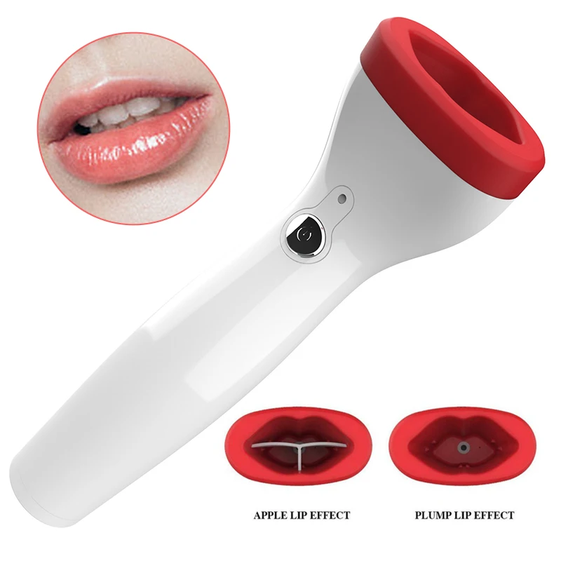 

Lips Plumper Machine USB Electric Silicone Sexy Full Lip Suction Device Plump Enhancer Vaccum Apple Care Tool Dropshipping OEM