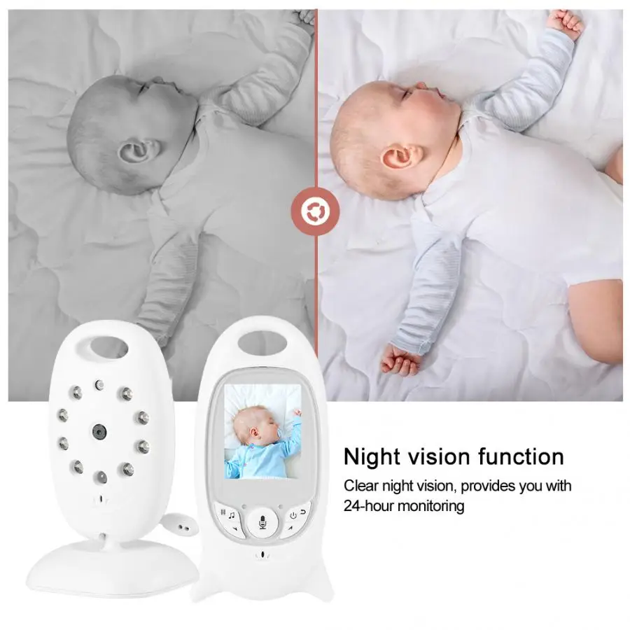 110-240V 2.4G 2in LCD Baby Monitor Camera Night Vision 2-Way Intercom Security | Безопасность и защита