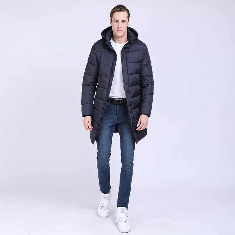 TALIFECK 2018 Новое поступление теплые зимние куртки мужские утепленные длинные