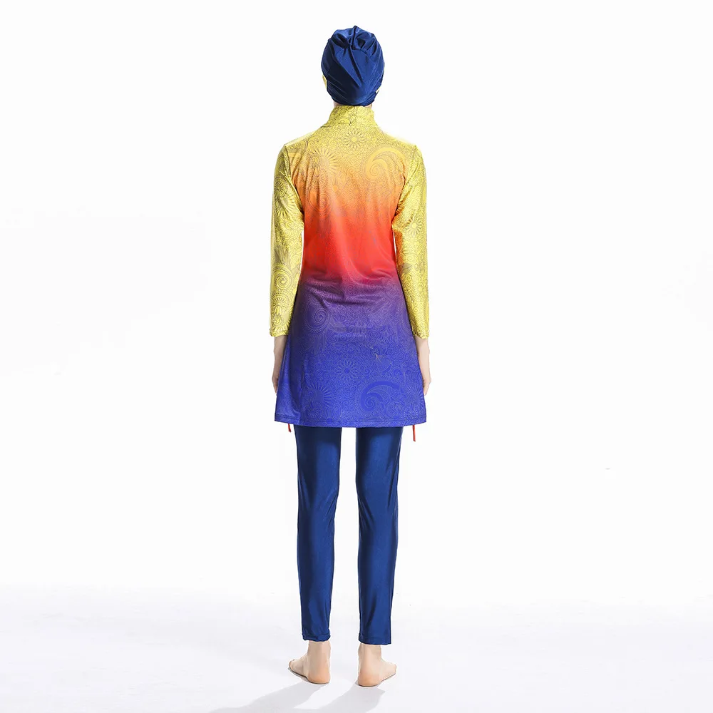 

Muslim Swimwear Full Size Swimsuit Plus Swimming Suit for Women Long Sleeve