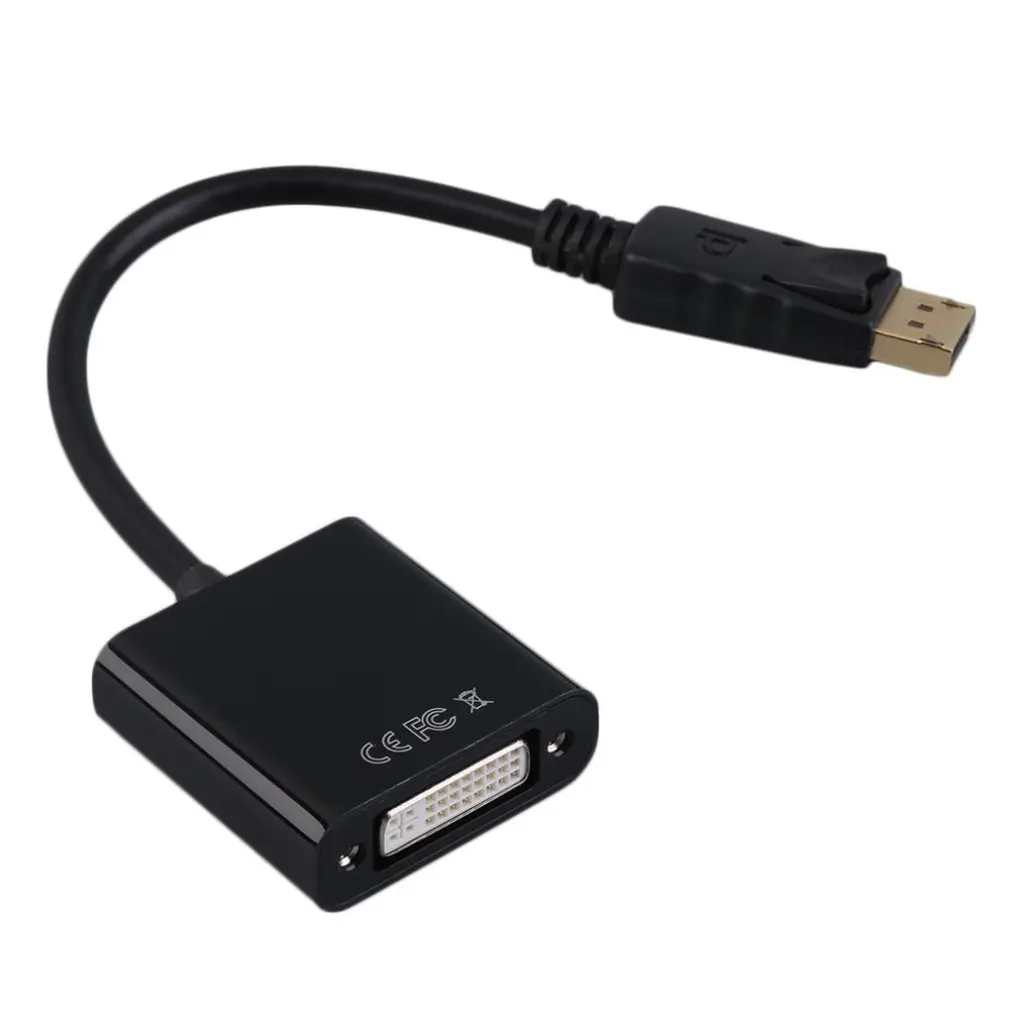

2021 NEW DisplayPort DP Male to DVI Female Adapter Cable Converter for Laptop PC DVD UP For Computer