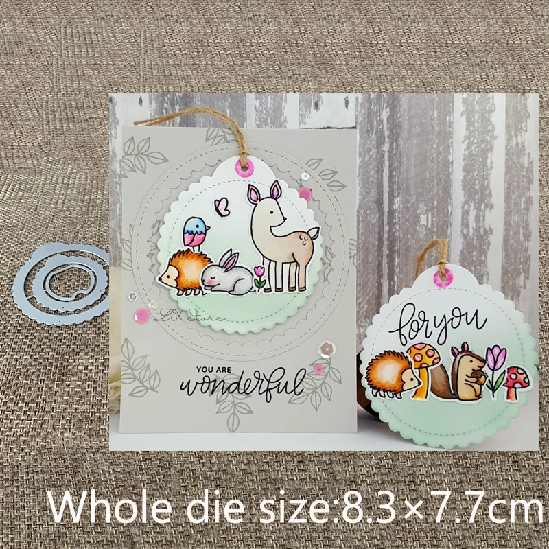 

New Design Craft Metal stencil mold Cutting Dies 3Pcs switch tags decoration scrapbook die cuts Album Paper Card Craft Embossing