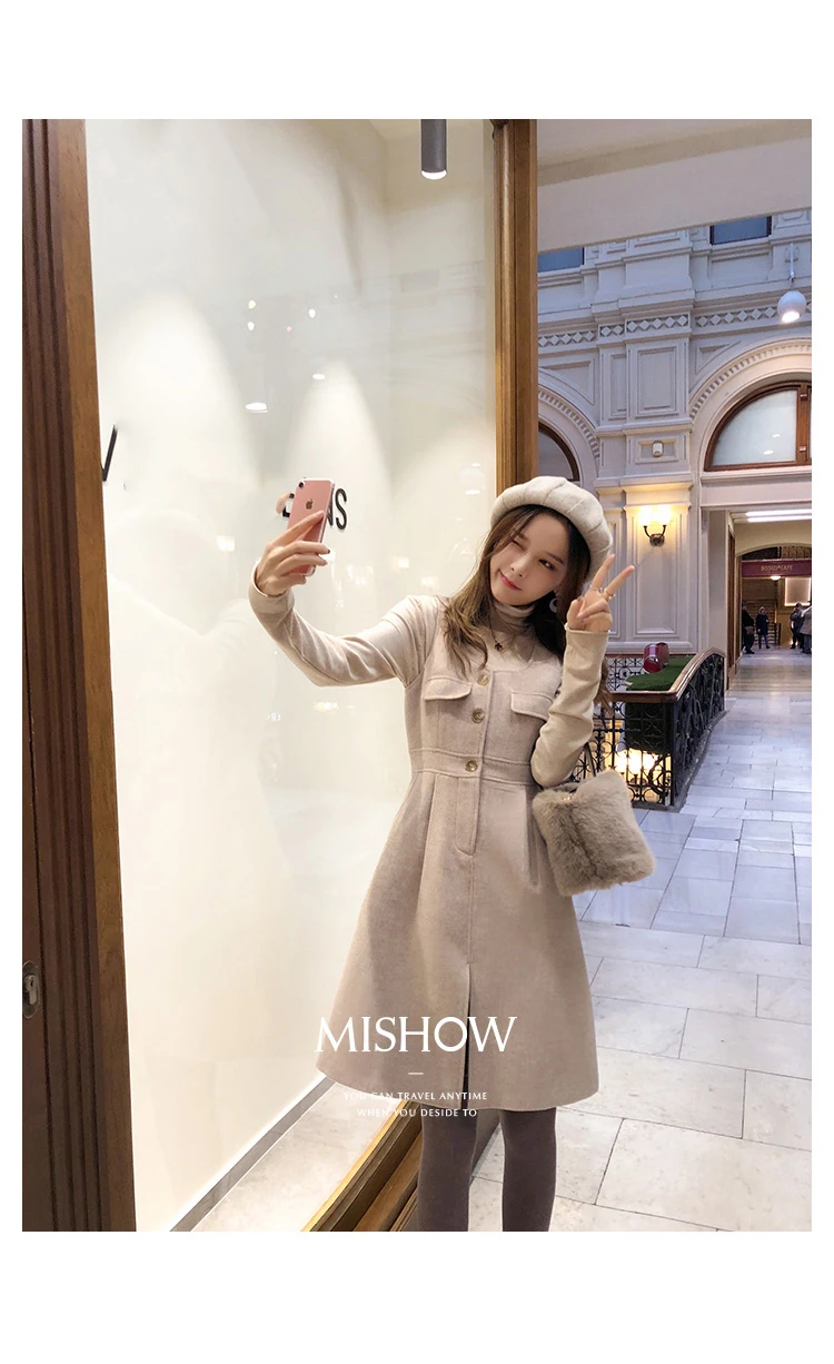 Mishow Зимние-осенние женские платья MX18D1062