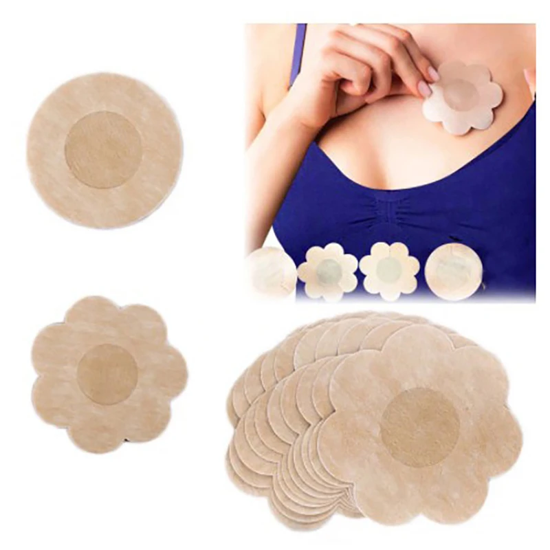 

10Pairs Women's Invisible Breast Lift Tape Overlays On Bra Nipple Stickers Chest Stickers Adhesivo Bra Nipple Covers Accessories